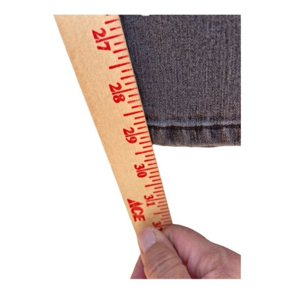 Two by Vince Camuto Women's Washed Grey Stretch Skinny Jeans Size 4 - Picture 5 of 9